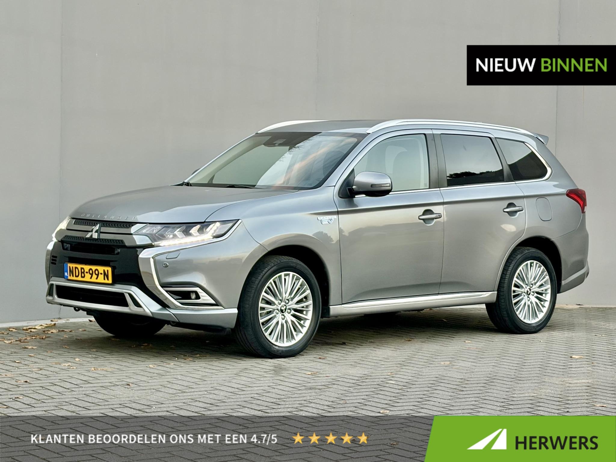 Mitsubishi Outlander 2.4 PHEV Intense+ / Plug-In hybride / D, Auto's, Automaat, Dealer onderhouden, Euro 6, 4 cilinders