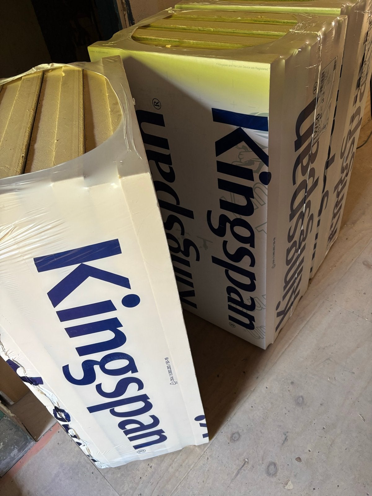3 nieuwe pakken Kingspan isolatieplaten TW50, Ophalen, Nieuw, 5 tot 10 m², Hardschuim (Pir)