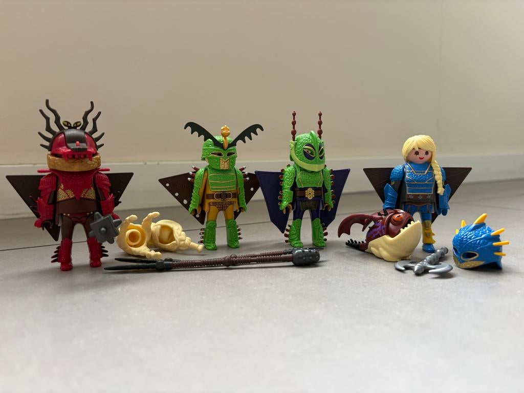 Playmobil - Dragons (70041, 70042, 70043), Kinderen en Baby's, Speelgoed | Playmobil, Gebruikt, Complete set, Ophalen of Verzenden