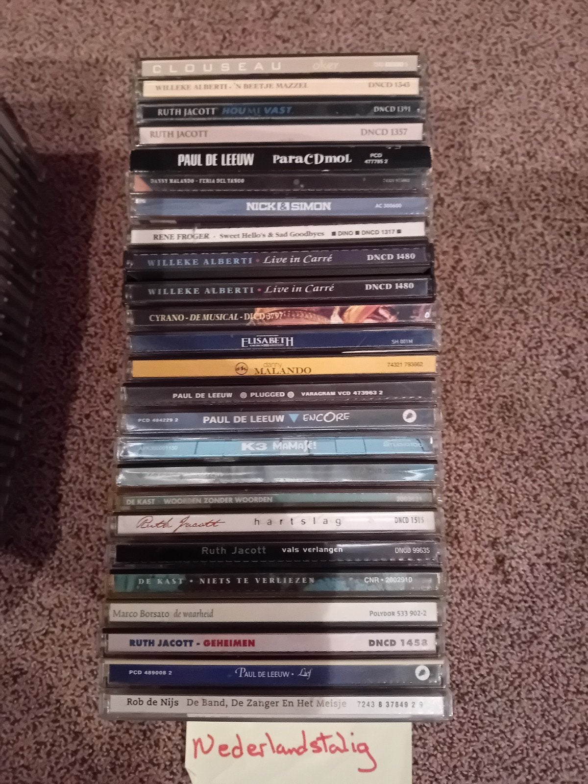 Verzameling Nederlandstalige CDs, Ophalen of Verzenden, Zo goed als nieuw, Nederlandstalig
