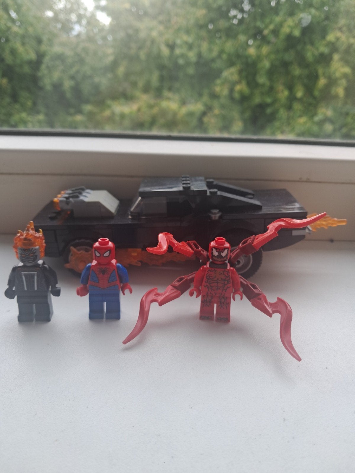 LEGO Spider-Man Ghost Rider vs Carnage set (zonder boekje), Ophalen, Zo goed als nieuw