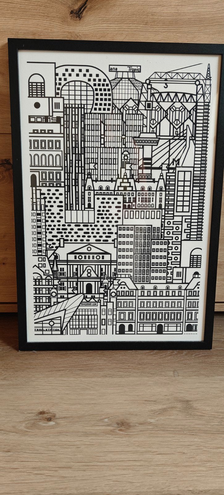 Rotterdam, Koen van den Broek - Rotterdam, Antiek en Kunst, Ophalen, Print, Print/reproductie, Ingelijst
