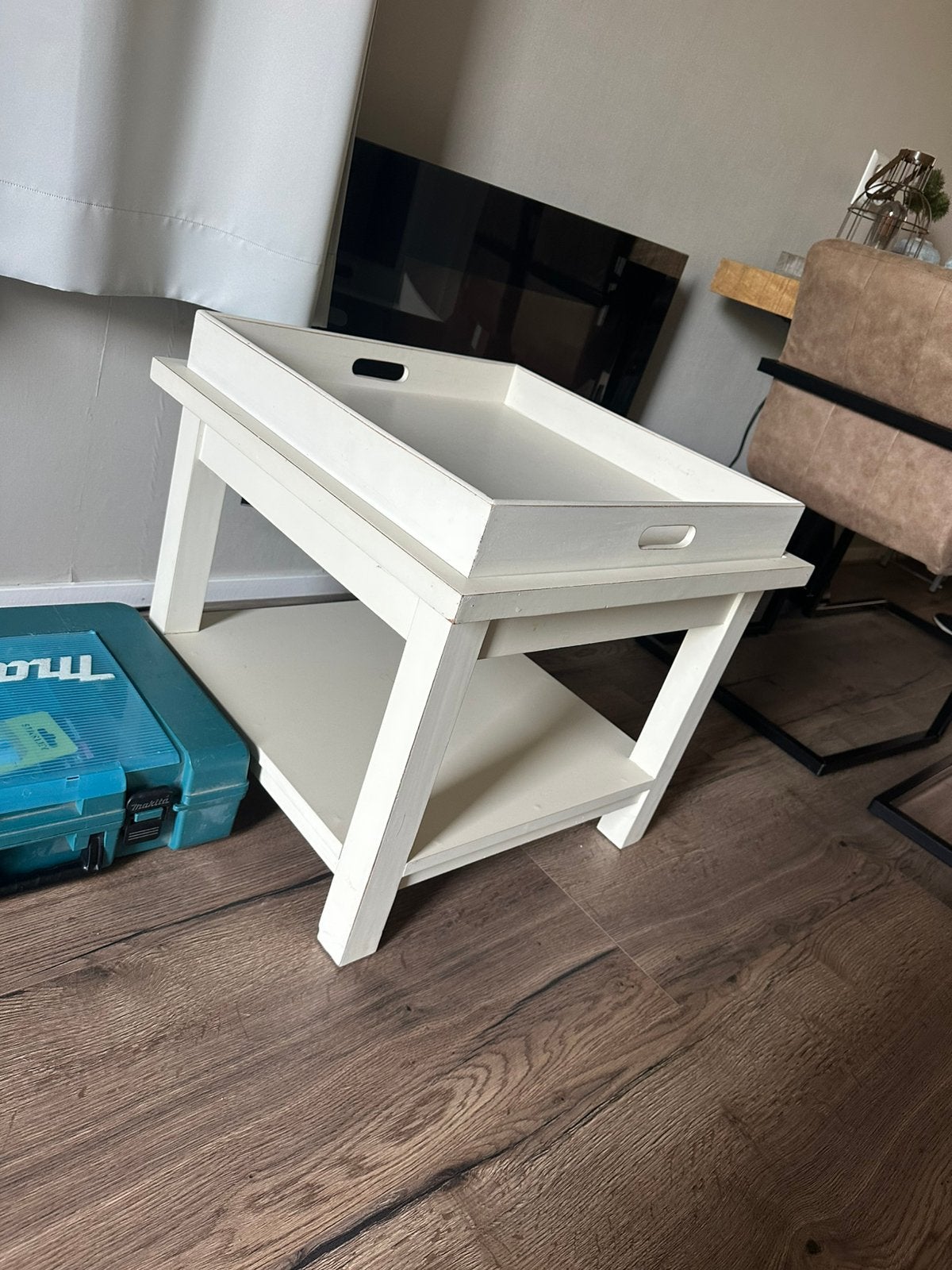 Hoektafel Gratis, Gebruikt, 55 tot 75 cm, Rechthoekig, Hout