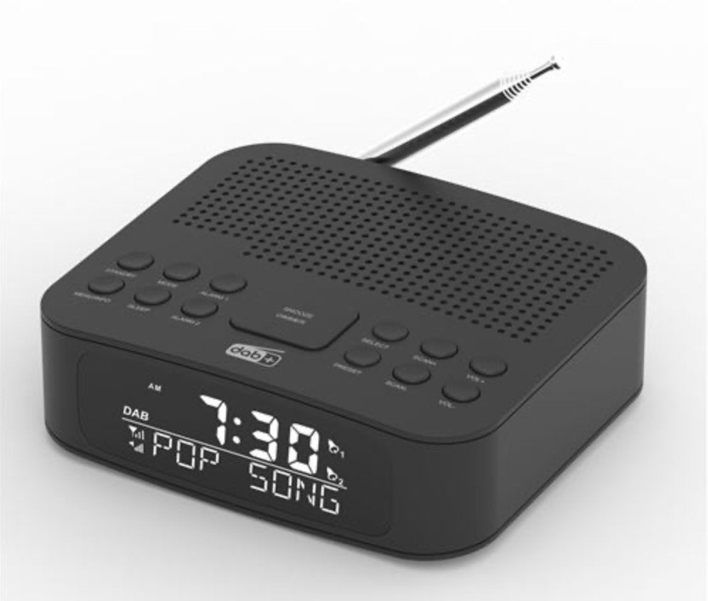 Dcybel wekkerradio CR400 DAB+, Witgoed en Apparatuur, Wekkers, Zo goed als nieuw, Digitaal, Ophalen of Verzenden
