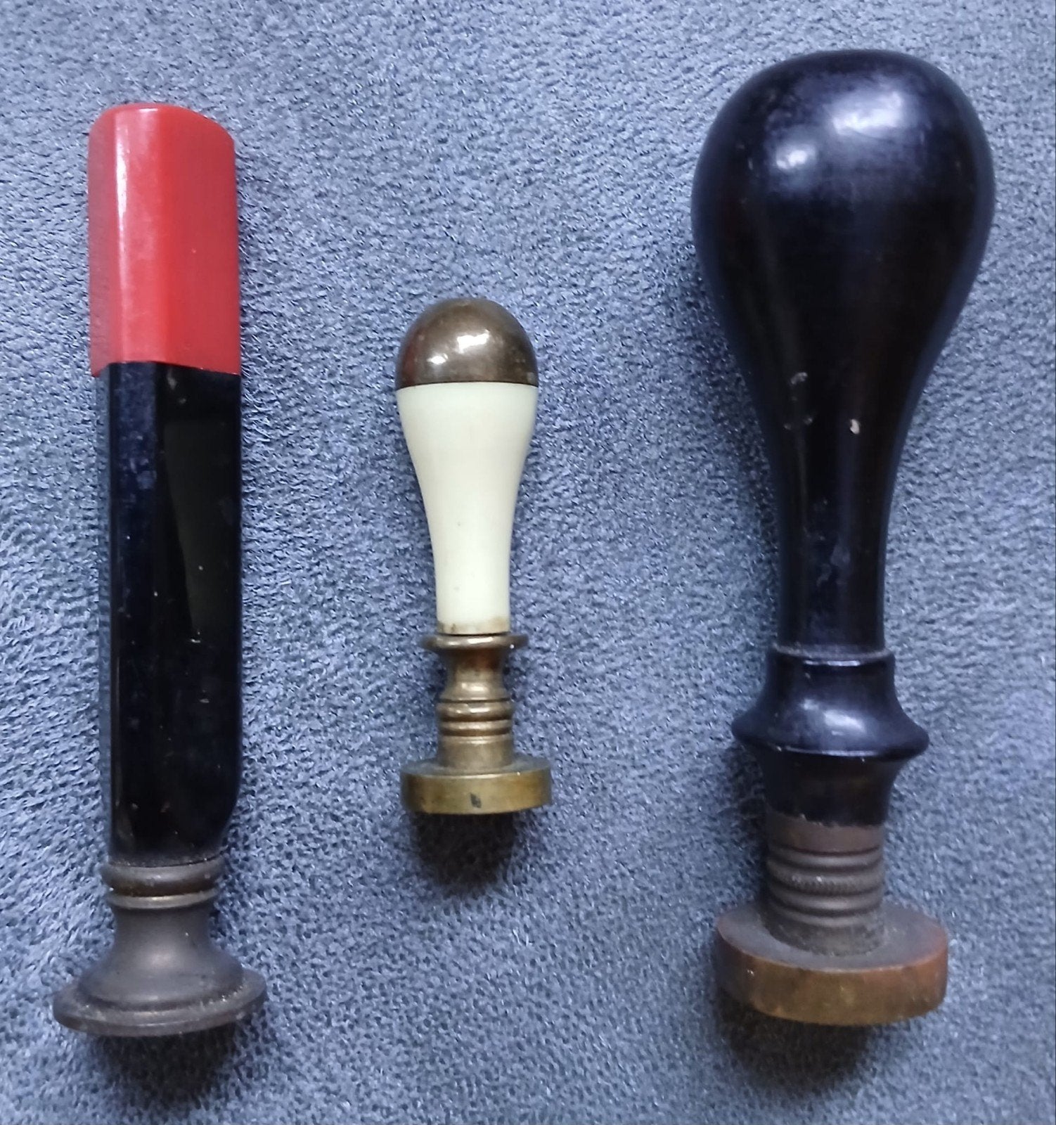 Antieke Lakstempels - 9 cm en 5 cm, Ophalen of Verzenden, Gebruikt