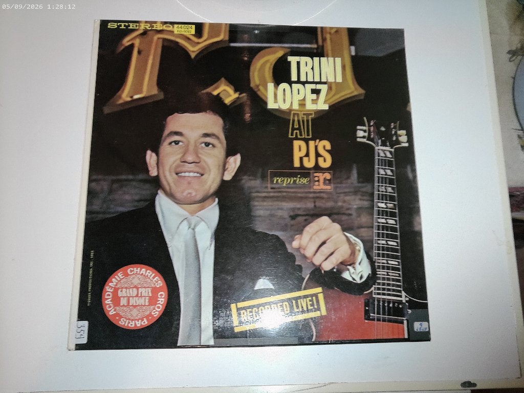 LP Trini Lopez at PJs, LP, Ophalen of Verzenden, Zo goed als nieuw, 12 inch