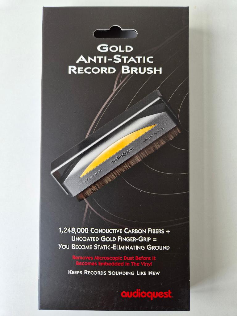 Audioquest Gold Anti-Static Record Brush, Ophalen of Verzenden, Zo goed als nieuw, Overige merken