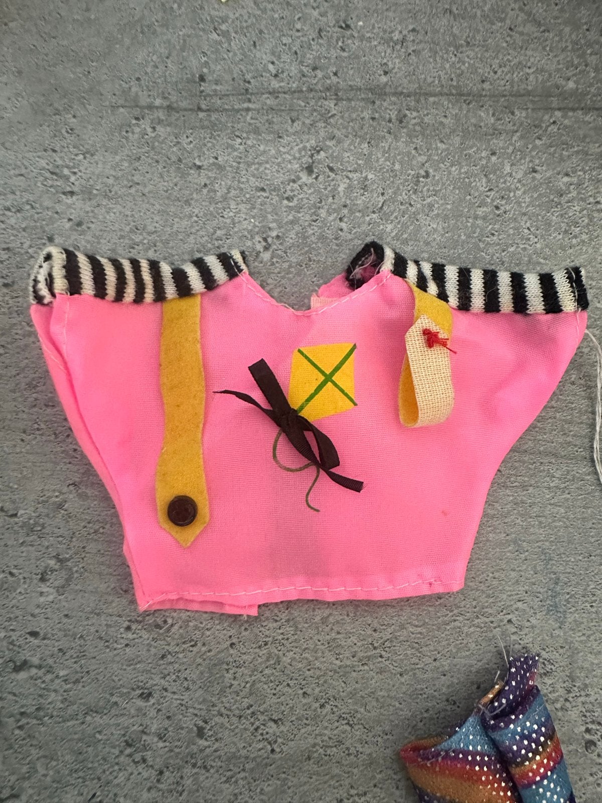 Barbie Kledingstuk - Roze Top met Strepen, Verzamelen, Ophalen of Verzenden, Gebruikt