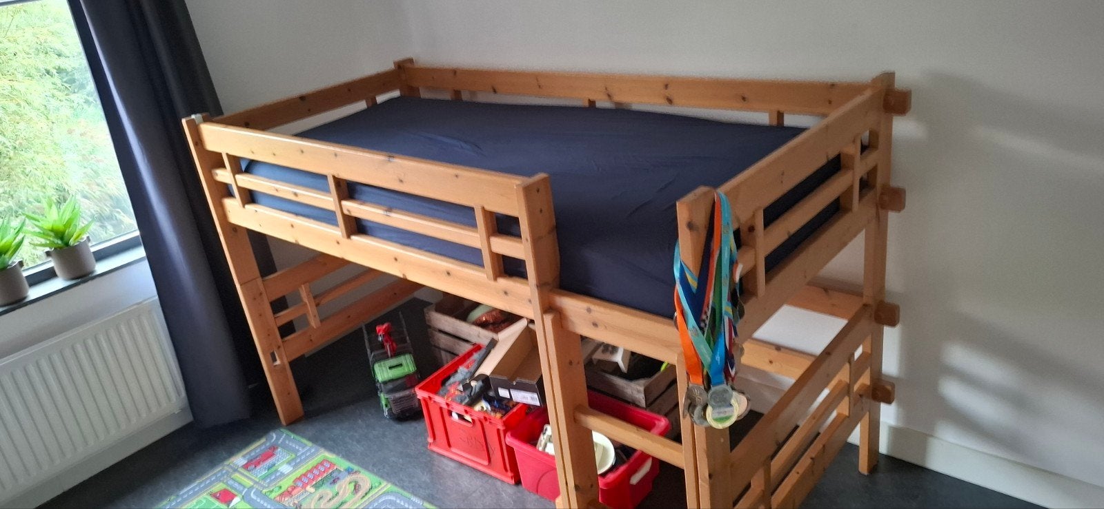 lifetime hoogslaper 200x90cm gratis, Ophalen, Gebruikt, Hoogslaper