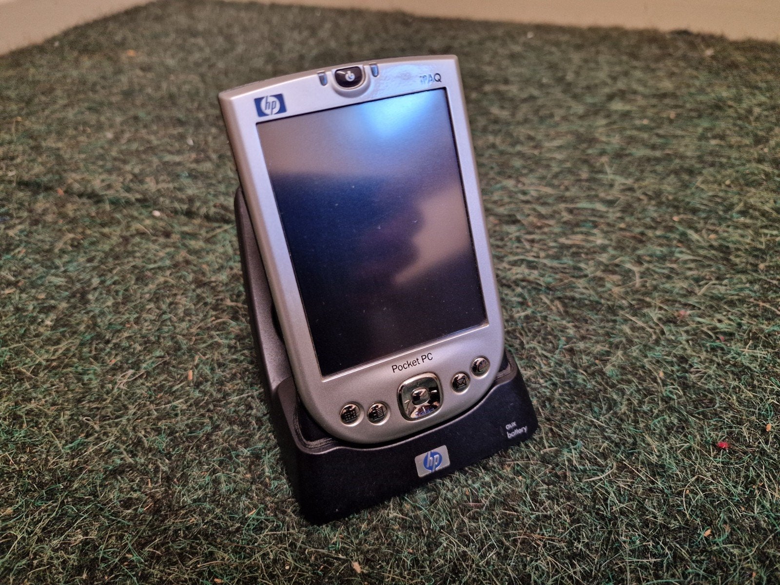 HP iPAQ H4150 / PE2080A PDA Pocket PC met dock en stylus, Overige merken, Gebruikt, Ophalen of Verzenden, Met stylus of aanraakpen