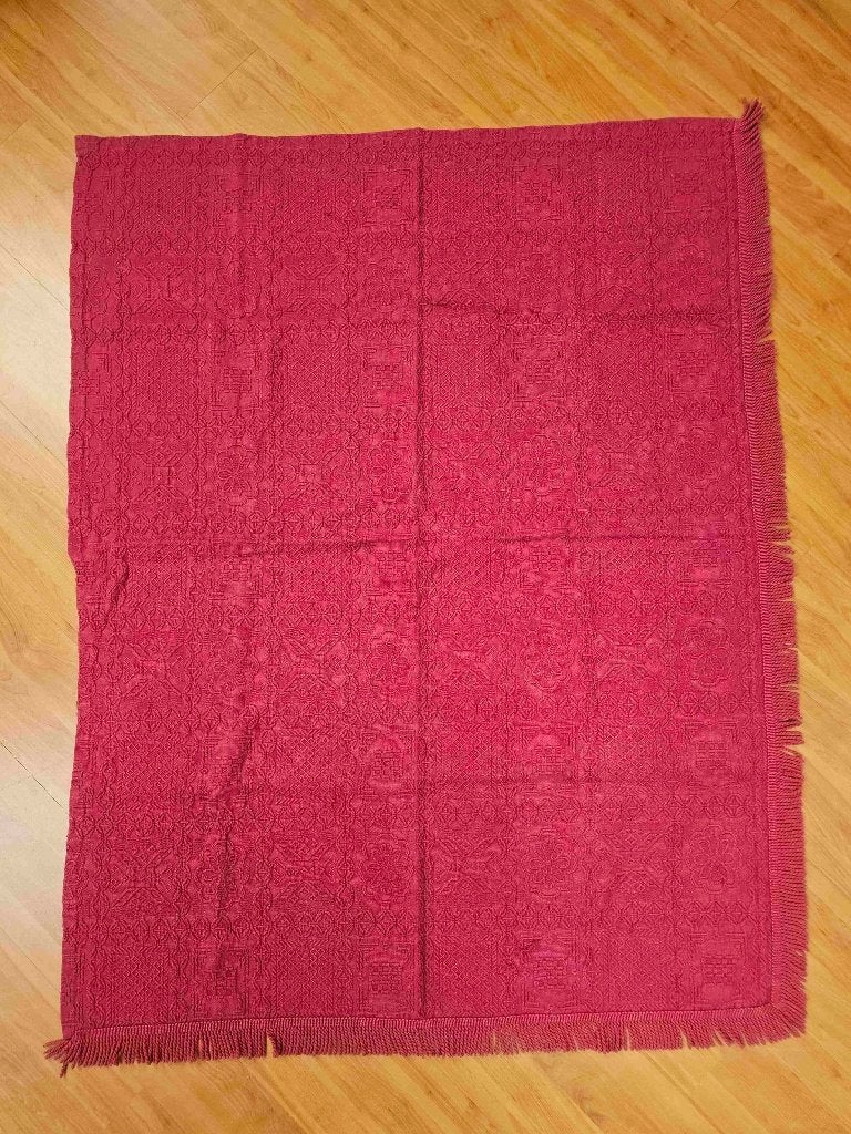 Magenta rode sprei 116/142, Gebruikt, Eenpersoons, Etten-Leur, DJT@dejuistetoon.eu