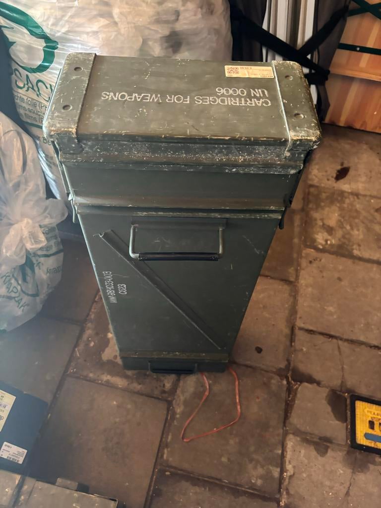 Originele Militaire Gamelle, Legerkist, Jerrycan & Mo Kist, Verzamelen, Ophalen, Overige soorten, Overige gebieden, Kist of Geocache