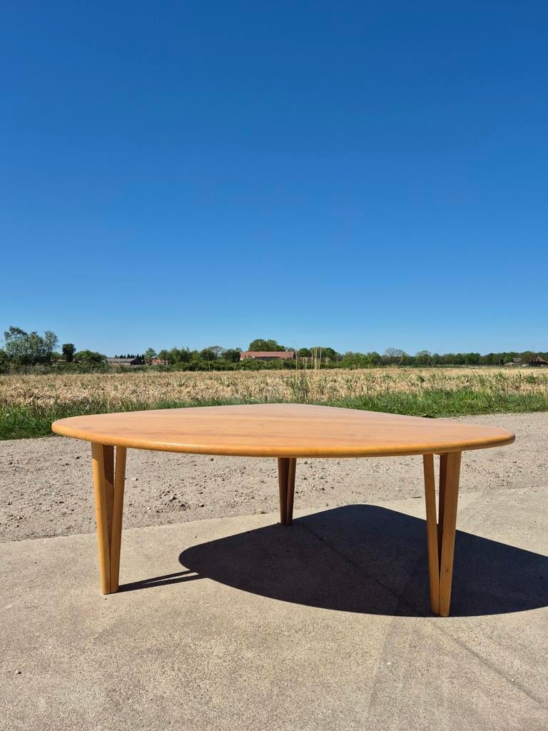Vintage Deens design Snedkergaarden salontafel 1989, Huis en Inrichting, Ophalen, Gebruikt, 100 tot 150 cm, Deens design denenmarken scandinavisch