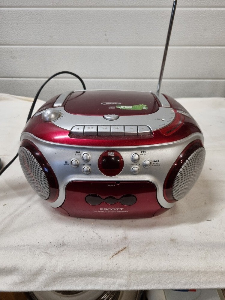 scot draagbare stereo boombox radio, Ophalen of Verzenden, 'T Olde Gre-j, Info@toldegrej.nl, Endepoelstraat 20f Didam