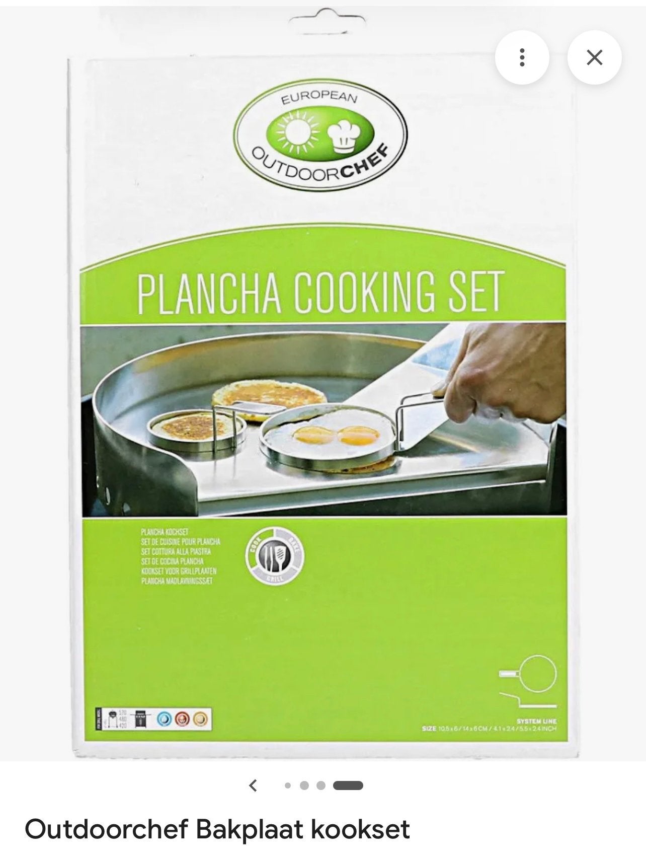 Outdoor Chef Planca Cooking Set, Ophalen, Zo goed als nieuw