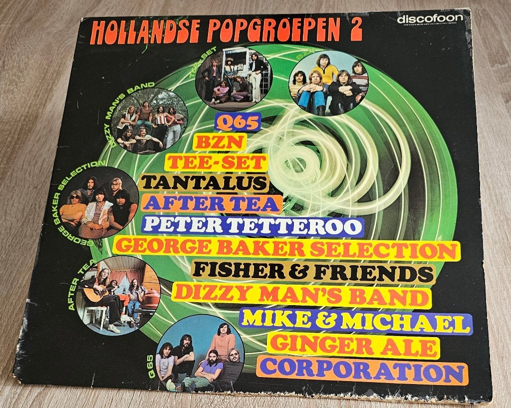 LP - Hollandse Popgroepen 2, Cd's en Dvd's, Vinyl | Pop, Gebruikt, Pop, LP, Beschermende buitenhoes, 12 inch, Ophalen of Verzenden