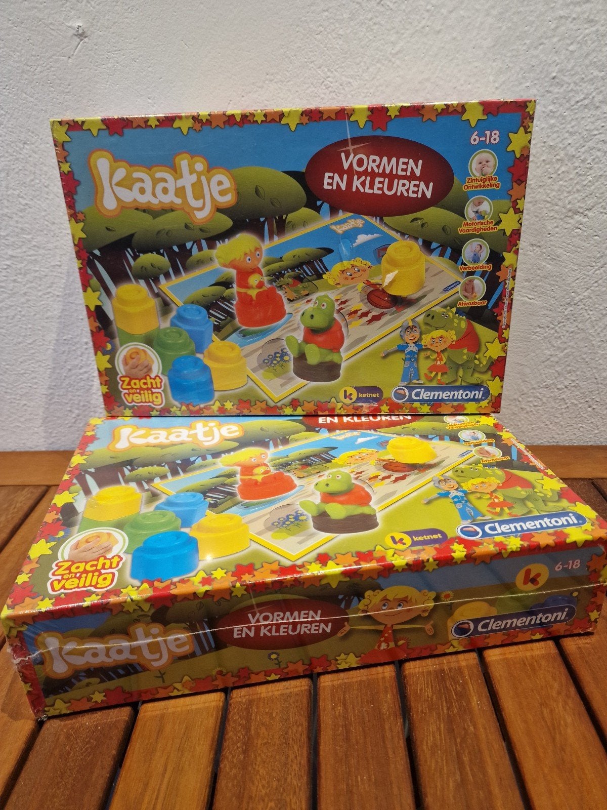 14x Kaatje Vormen en Kleuren - Clementoni (Nieuw in doos), Ophalen, Nieuw, Overige typen