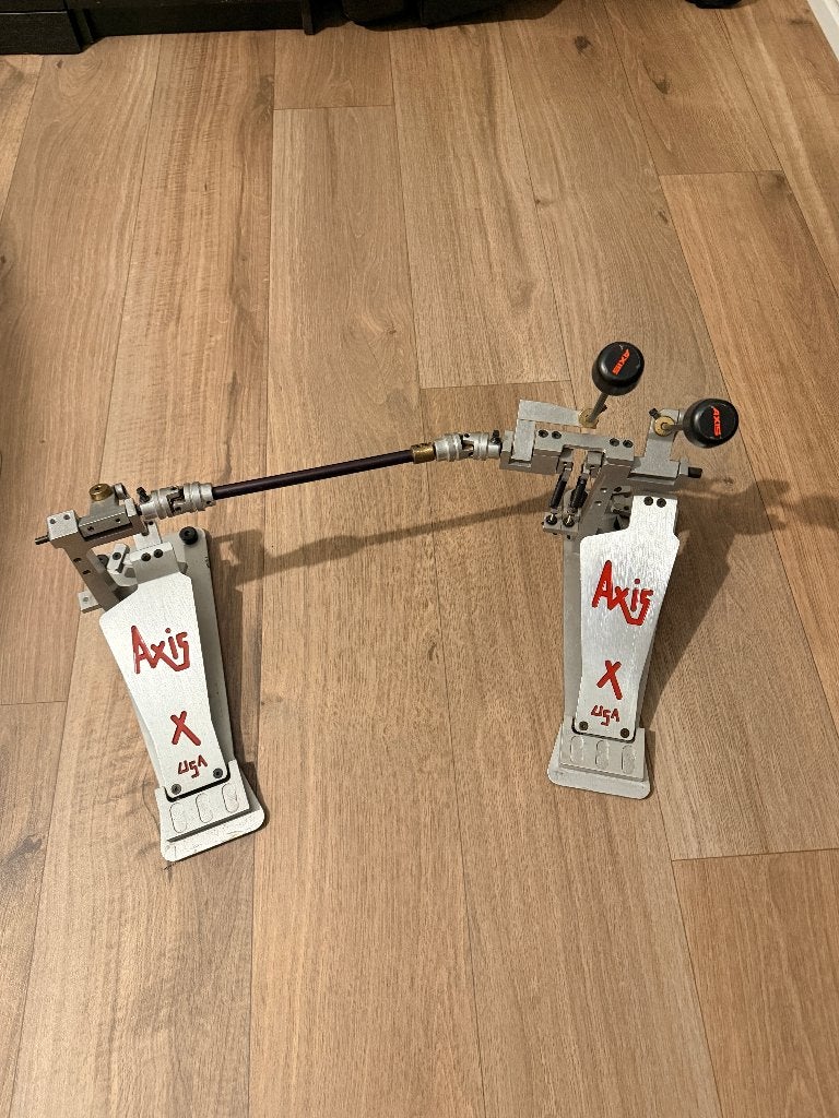 Axis dubbelpedaal en Sonor enkele pedalen, Ophalen of Verzenden, Gebruikt, Sonor
