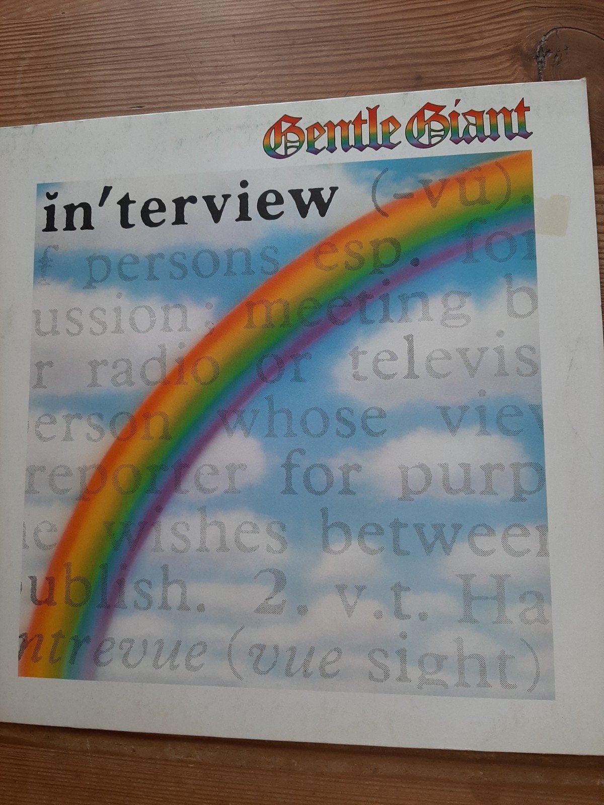 Gentle Giant, Cd's en Dvd's, Ophalen of Verzenden, Zo goed als nieuw, 12 inch
