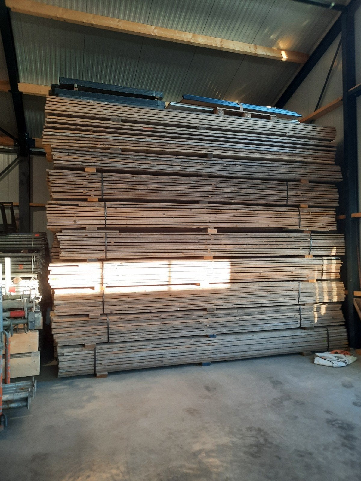 steigerdelen steigerplanken steigerhout, Tuin en Terras, Ophalen of Verzenden, 250 cm of meer, Planken