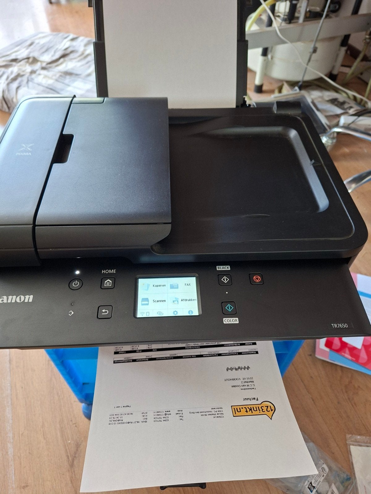 Canon Pixma TR7600 All-in-One Printer met 4 jaar garantie, Computers en Software, Printers, Kleur printen, Gebruikt, Canon, Inkjetprinter