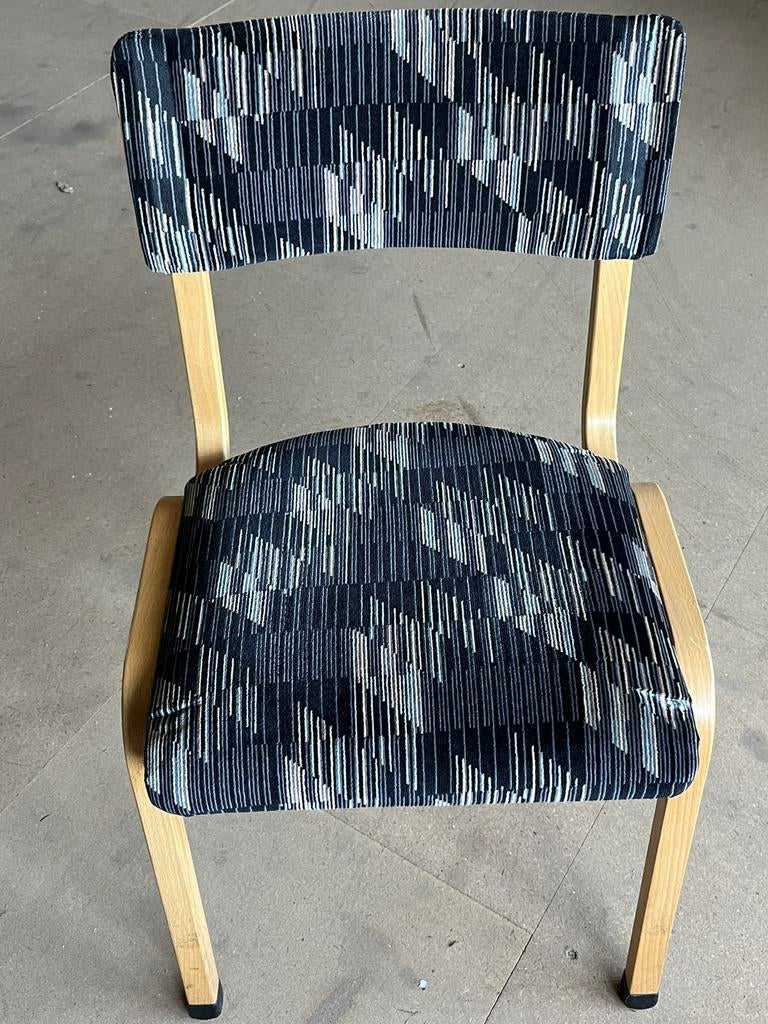 Stoffen stoelen, Ophalen, Gebruikt, Blauw, Stof
