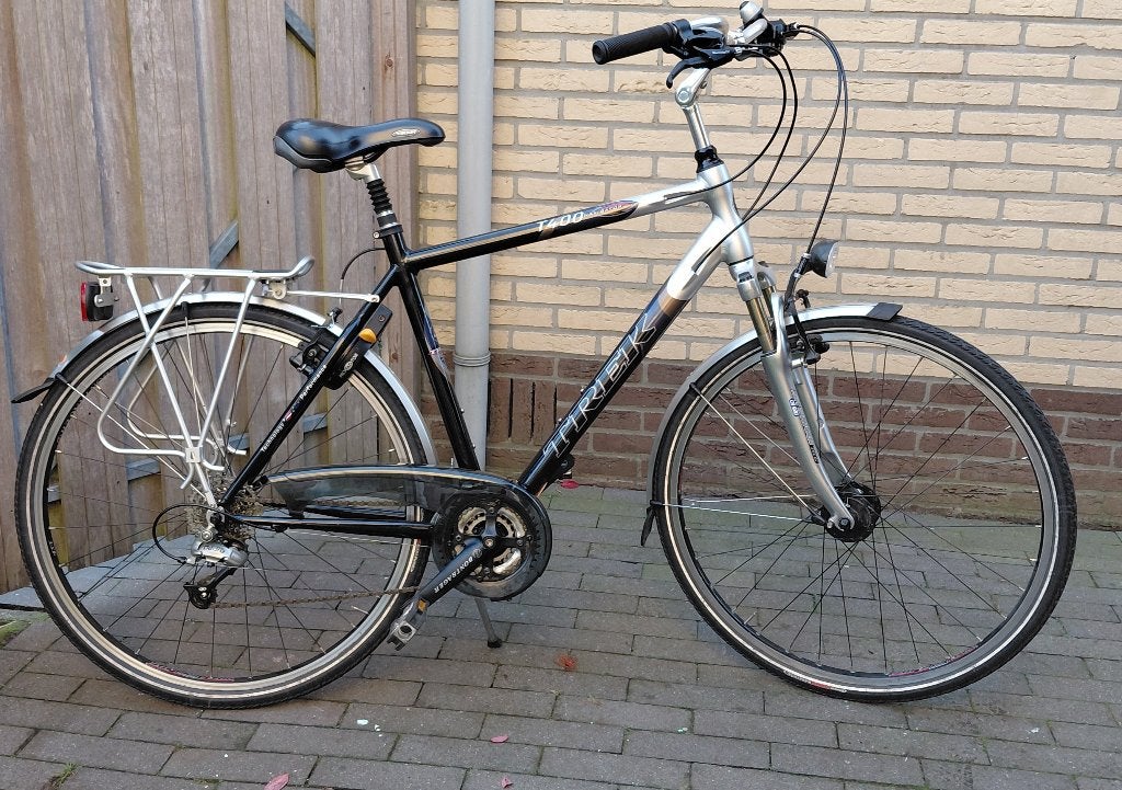 Trek T400 navigator 24 versnellingen, Gebruikt, Velgrem, Versnellingen, 53 tot 57 cm