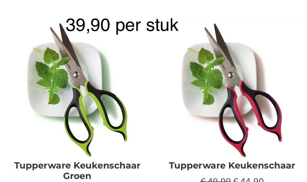 Tupperware Keukenschaar per stuk - Splinternieuw, Huis en Inrichting, Keuken | Tupperware, Ophalen of Verzenden, Nieuw