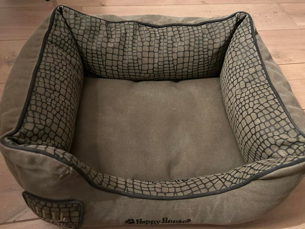 Happy House stoffen kleine hondenmand 55x45 te koop, Dieren en Toebehoren, Ophalen, Zo goed als nieuw, Stof