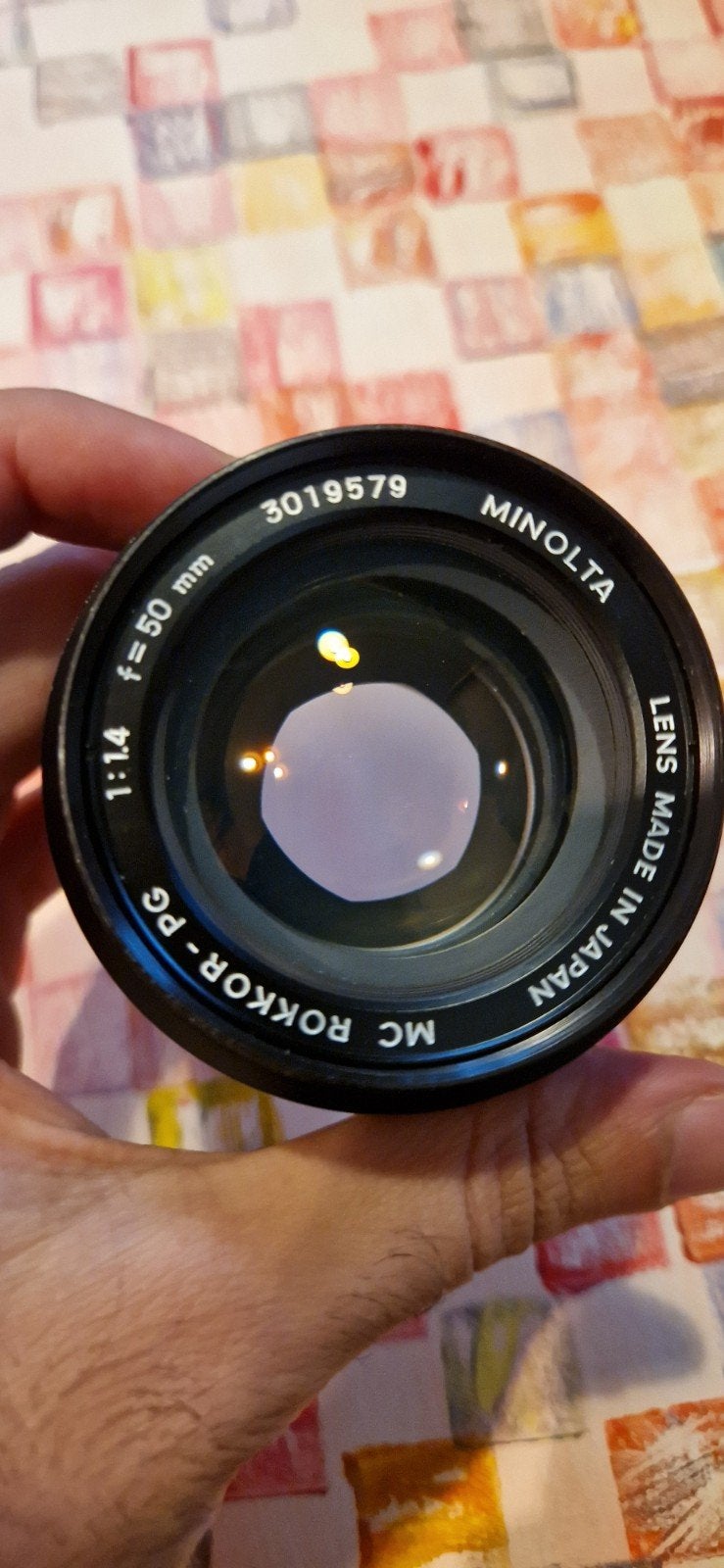 Minolta MC Rokkor-PG 50mm f/1.4 lens - Uitstekende staat, Ophalen of Verzenden