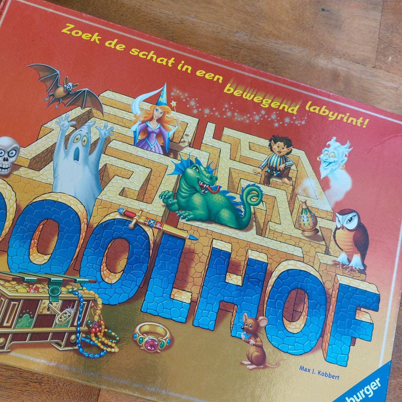 Labyrinth/Doolhof Bordspel - Zoek de schat!, Drie of vier spelers, Ophalen of Verzenden, Zo goed als nieuw, Ravensburger