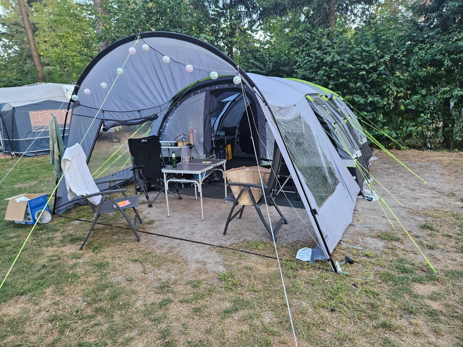 Obelink Lugano 6 XL Excellent CoolDark tunneltent, Ophalen, Zo goed als nieuw, Tot en met 6
