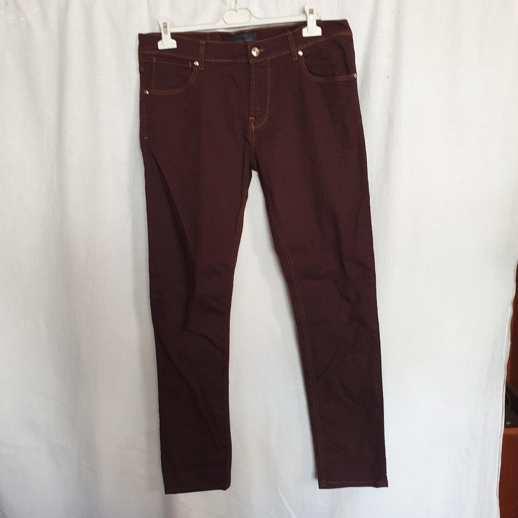 Stoere roestbruine heren spijkerbroek. Mt W34 Merk Zara man, Overige kleuren, ., Ophalen of Verzenden, Zo goed als nieuw