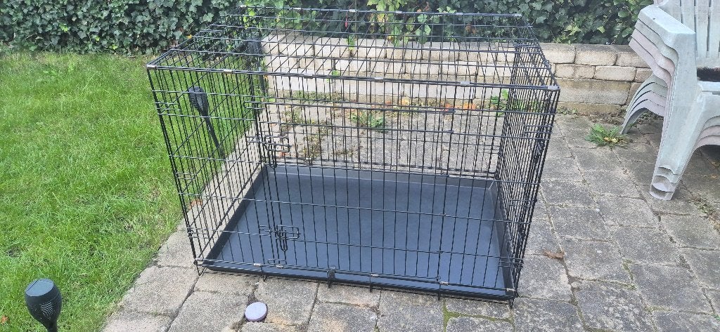 Hondenbench groot: L107cm, B70cm, H76cm, Dieren en Toebehoren, Ophalen, Gebruikt