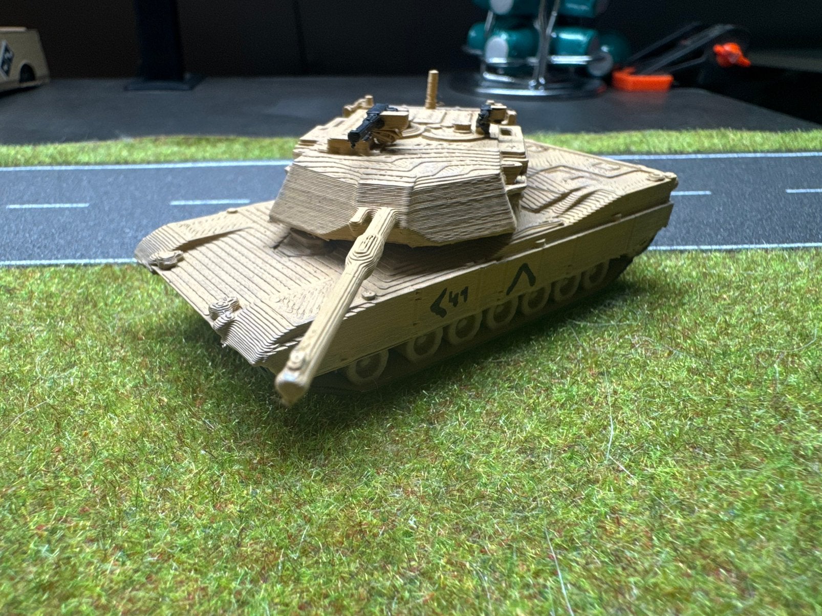 M1IP Abrams 1:87, Hobby en Vrije tijd, Modelbouw | Radiografisch | Overige, Ophalen of Verzenden, Zo goed als nieuw