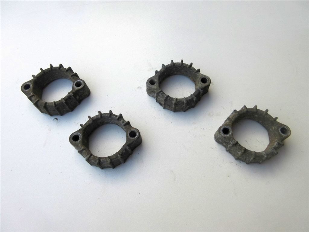 Yamaha FJ1200 uitlaatklemmen uitlaatkransen FJ 1200 flensen, Ophalen of Verzenden, Gebruikt