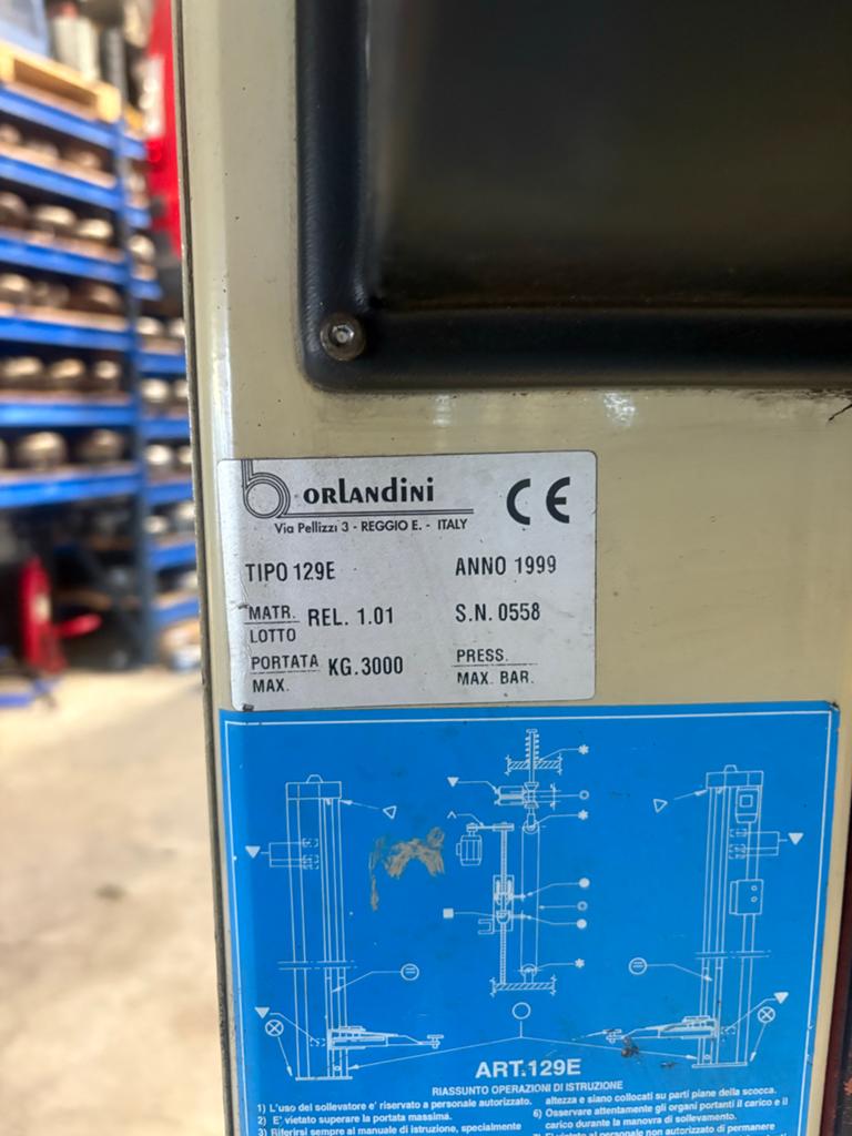 Orlandini 2-koloms spindelhefbrug 3000 kg, Auto diversen, Ophalen, Gebruikt