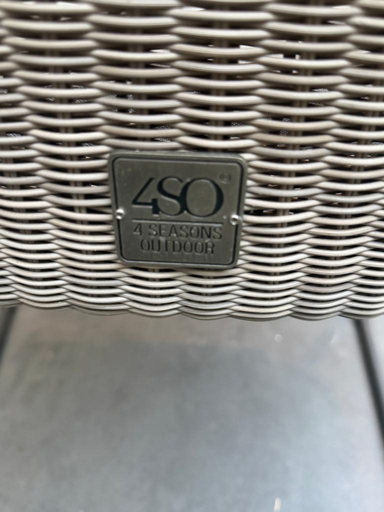 4 Seasons Outdoor gevlochten luxe stoelen (6stuks), Tuin en Terras, Tuinstoelen, Ophalen, Zo goed als nieuw, Wicker