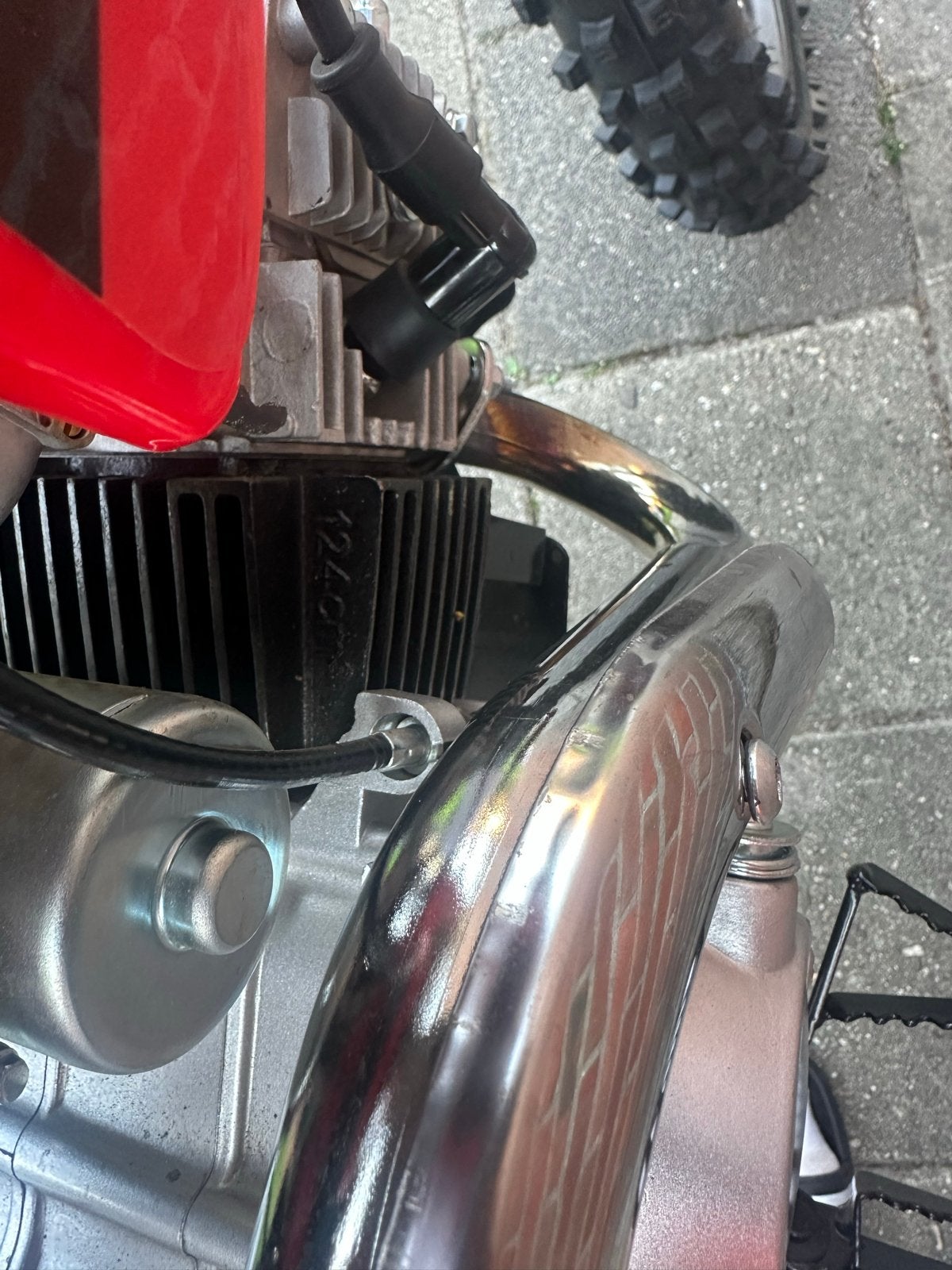 Crossmotor 125cc 4takt (pitbike), Ophalen, Zo goed als nieuw, Pitbike
