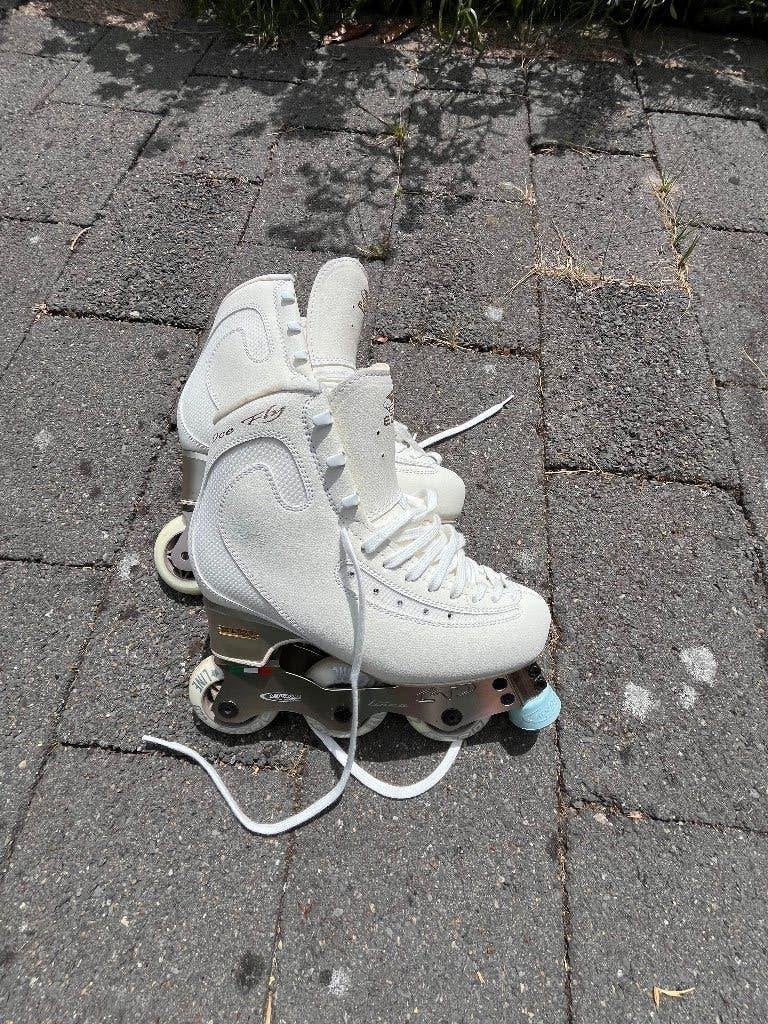Edea Ice Fly 250 (maat 37,5) met Linea onderstel - ZGAN, Overige merken, Overige typen, Kinderen, Ophalen of Verzenden