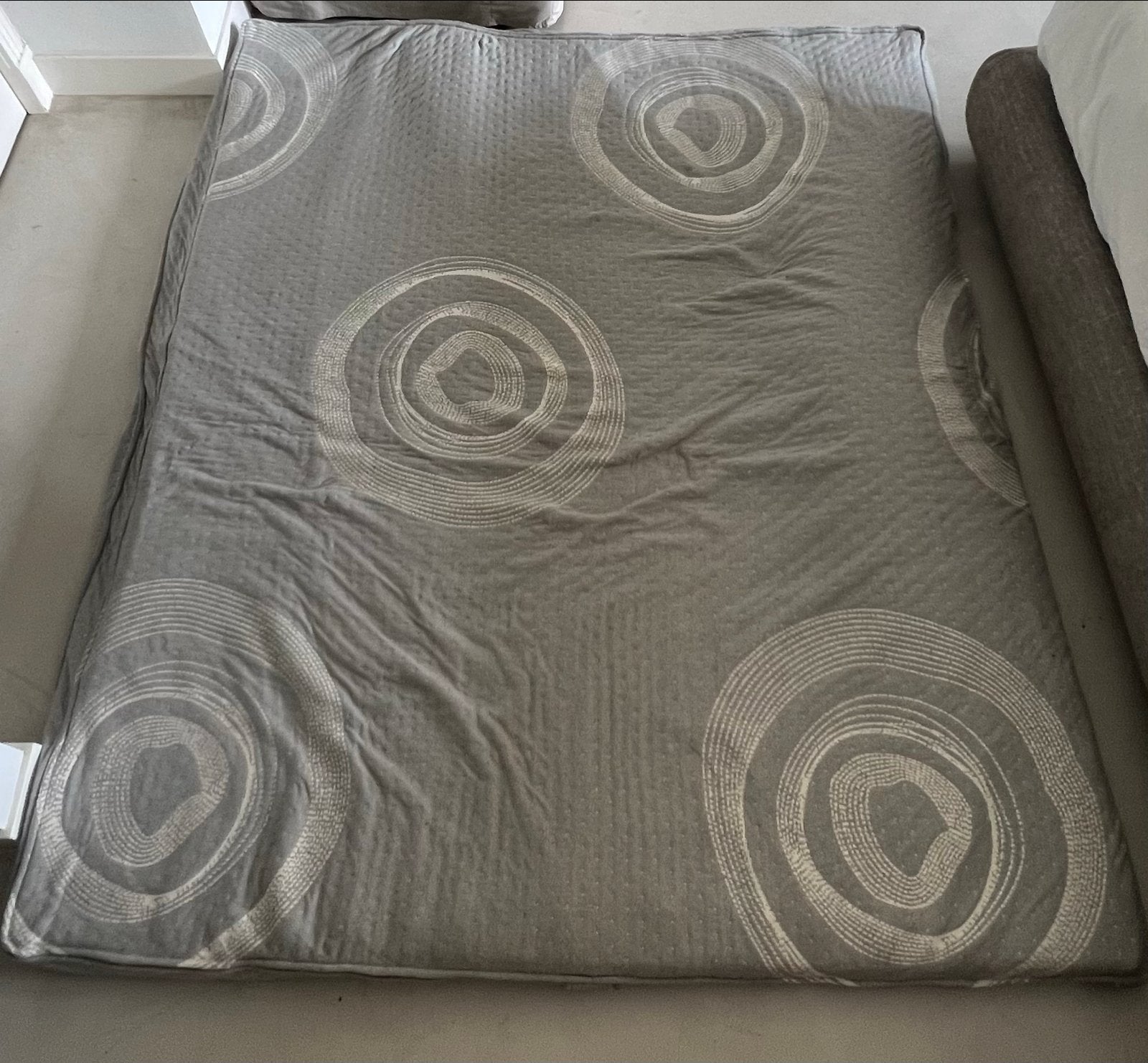 COCO-MAT Thalassa topmatras 210x180 - Natuurlijk comfort, 210 cm, Tweepersoons, Ophalen of Verzenden, Zo goed als nieuw