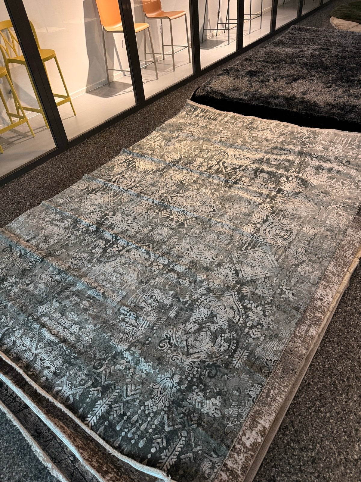Pierre Cardin Orsay Vloerkleed - Grijs/Wit, 120x290 cm, Ophalen, 100 tot 150 cm, 200 cm of meer, Zo goed als nieuw