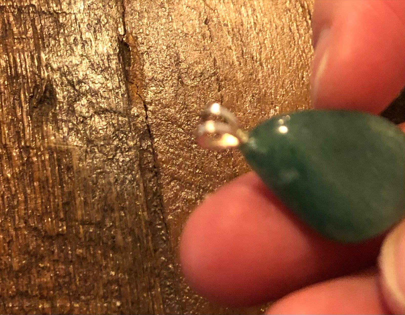 Groene Aventurijn Hanger - Natuurlijke Edelsteen, Overige voorstellingen, Verzenden, Zo goed als nieuw, Steen of Mineraal