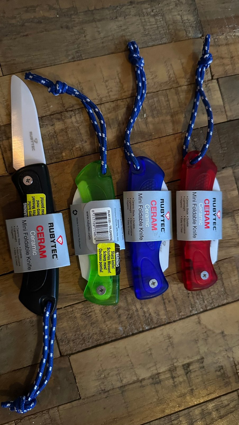 KERAMISCHE ZAKMESSEN RUBYTEC, Ophalen of Verzenden, Nieuw