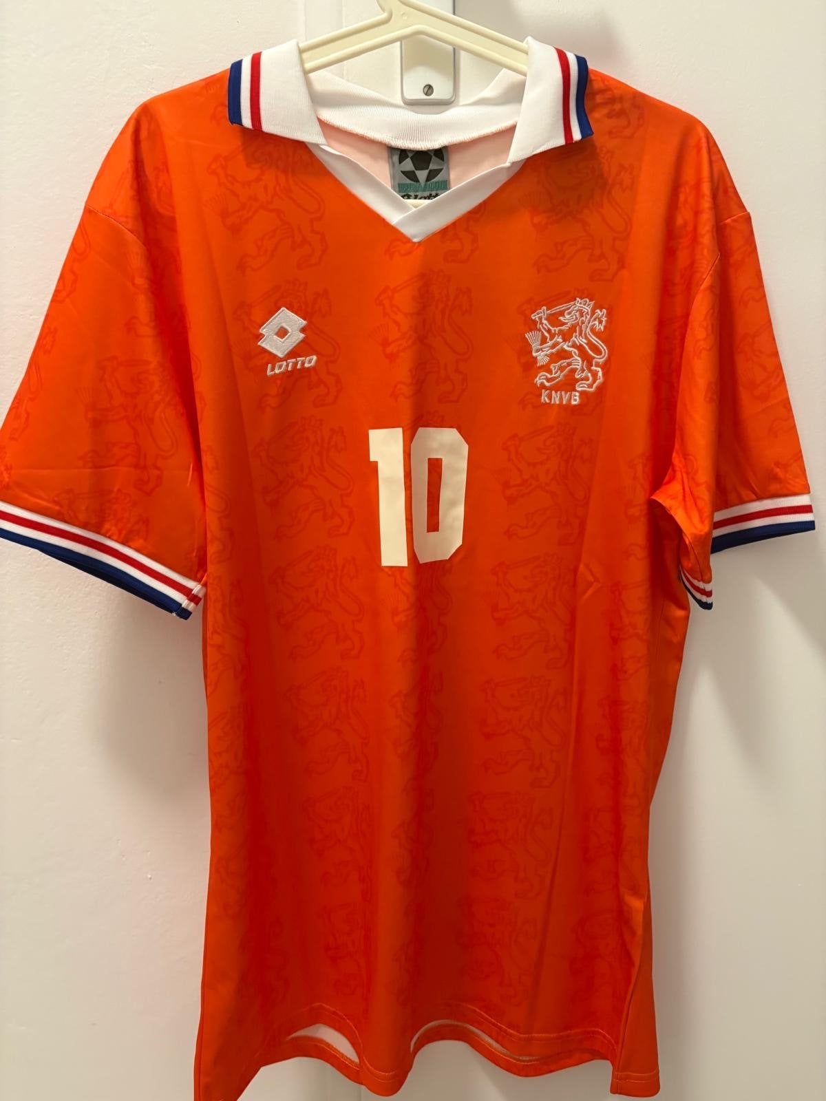 WK 1994 Retro Nederland Koeman thuis Large lotto Oranje knvb, Maat 52/54 (L), Nieuw, Oranje, Ophalen of Verzenden