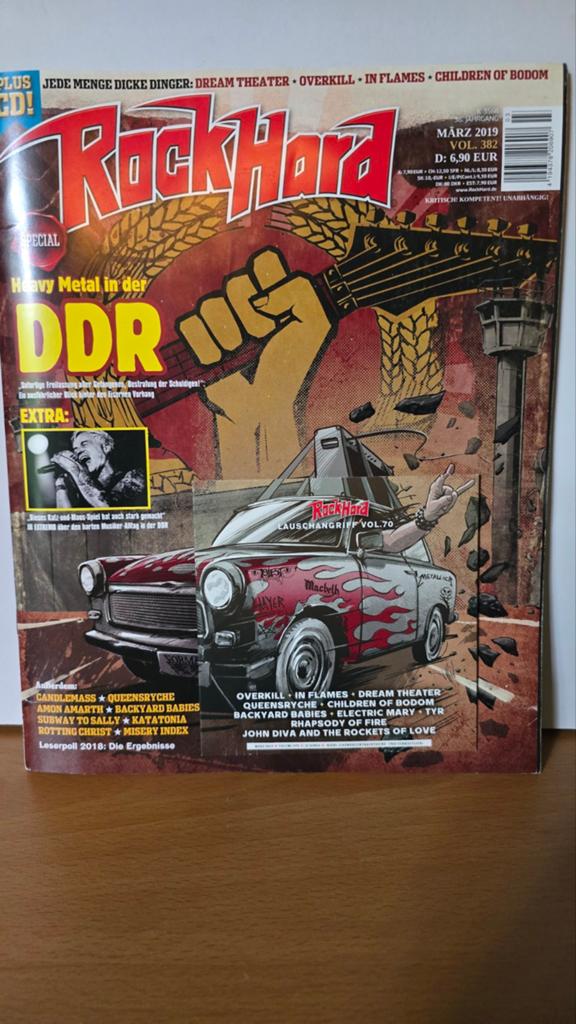 Rock Hard Magazine Maart 2015 - Heavy Metal in de DDR + CD, Boeken, Tijdschriften en Kranten, Ophalen of Verzenden, Muziek, Film of Tv