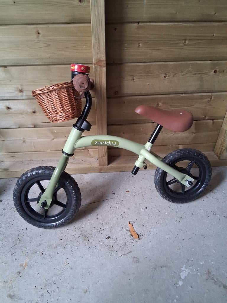 Hippiez loopfiets met mandje en bel, Ophalen, Gebruikt, Minder dan 16 inch, Hippiez