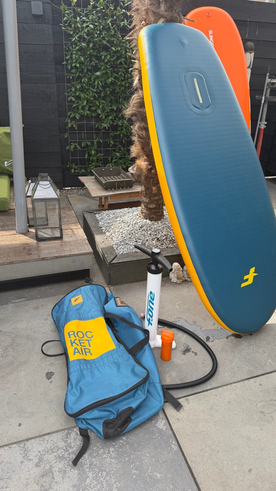 F-ONE Rocket Air wingfoil Board met pomp en draagtas, Ophalen, Zo goed als nieuw, Overige typen, Met draagtas