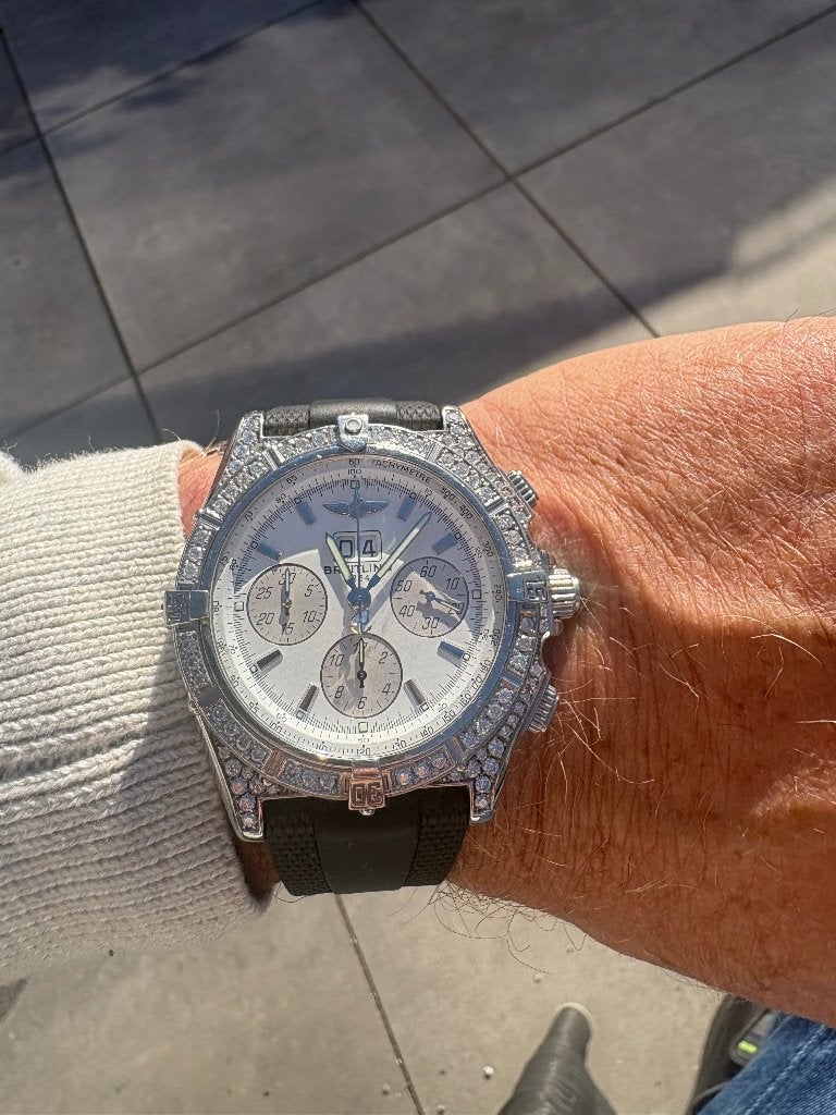 Breitling special diamond, Ophalen, Zakhorloge, Staal, Breitling