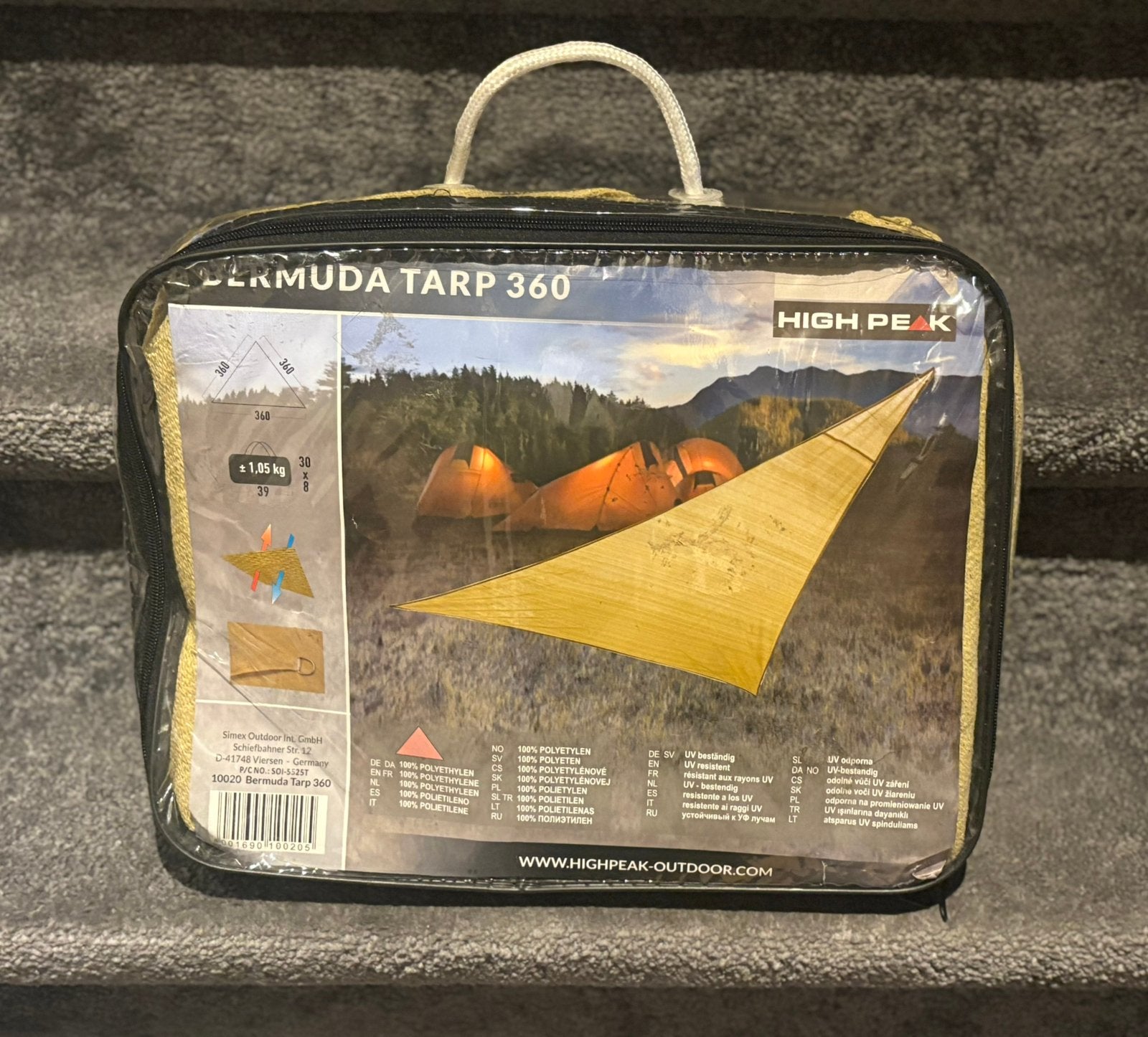 high-peak schaduwdoek bermuda tarp 360 nieuw, Ophalen of Verzenden, Nieuw